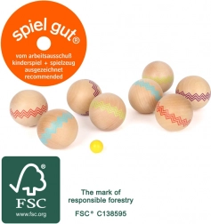 Drewniany Petanque dla Dzieci i Dorosłych