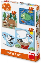 Dino Puzzle Zwierzątka: Gdzie mieszkają