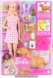 Barbie narodziny szczeniąt zestaw do zabawy