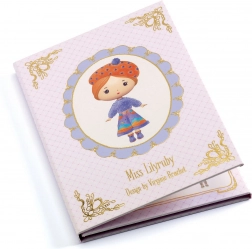 DJECO Tinyly przenośne naklejki Miss Lilyruby