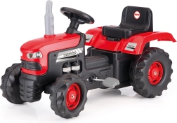 Duży czerwony traktor na pedały Dolu