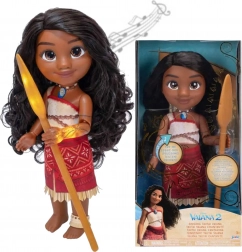Disney Princess śpiewająca lalka MOANA z tatuażem i wiosłem 35 cm
