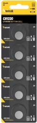 Technik Platinum litowa bateria guzikowa CR1220 3V – opakowanie 5 szt.