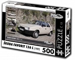 Puzzle RETRO-AUTA Škoda Favorit 136 L 500 elementów