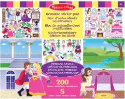 Wielokrotnego użytku naklejki – zamek księżniczek