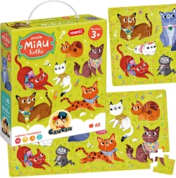 CzuCzu puzzle MIAU kocięta 40 elementów