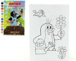 Kolorowanka A5 Krecik Maluj Według Liczb