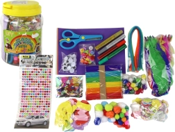 Kreatywny zestaw artystyczny w słoiku DIY