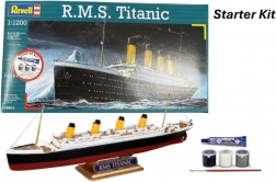 revell starter kit 1:1200 r.m.s. titanic – model statku dla początkujących