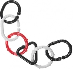 Czarno-białe ogniwa łączące dla niemowląt