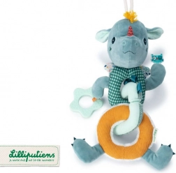 Lilliputiens sensoryjny łańcuszek do wózka smoczek Joe, od 6 miesięcy