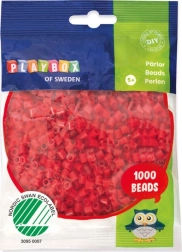 Koralki do prasowania Czerwone 1000 szt.