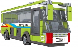 Kompatybilna klockowa konstrukcja BLOXO autobus 244 elementy