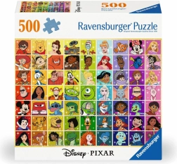 Puzzle Ravensburger Disney: postacie 500 elementów