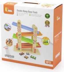 Viga drewniany podwójny tor wyścigowy dla autek