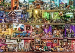 Puzzle 1000 sztuk Psy w bibliotece