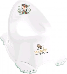 Graj05cy dzieci9 nocnik antypo5bliczowy Wild & Free lis bia2y