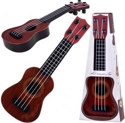 Mini ukulele dla dzieci 25 cm – Brązowa