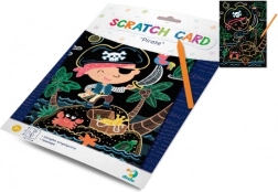 Zdrapywany obrazek Pirat