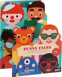 Zestaw naklejek ze śmiesznymi buziami od Petit Collage