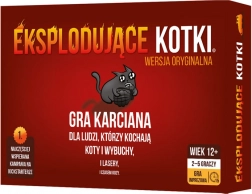 Rebel imprezowa gra karciana EXPLODING KITTENS (Wybuchające kotki) 12+