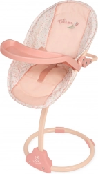 DeCuevas wielofunkcyjne krzesełko do karmienia i huśtawka dla lalek 3 w 1 Tulipe