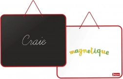 Jeujura wielofunkcyjna magnetyczna tablica ścienna 62 × 50 cm z akcesoriami