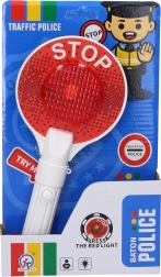 Policyjny lizak ze świetlnymi efektami 23 cm