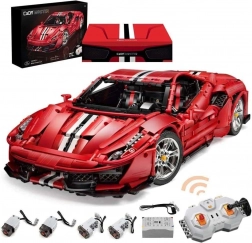 Klocki CaDA Master RC samochód sportowy Italian Super Car 1:8, 3187 elementów
