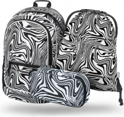 Baagl zestaw plecak, piórnik i worek Core Mixture