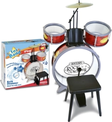 Dziecięcy zestaw perkusyjny ze stołkiem