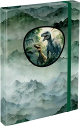 Teczki na zeszyty szkolne Dino A4