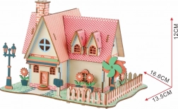 drewniane 3D puzzle Słonecznikowe posiadłości