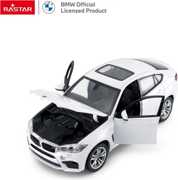 Metalowy model BMW X6 M 1:24 biały RASTAR