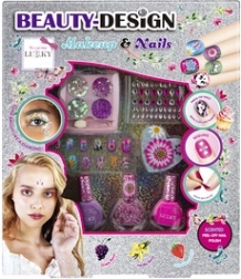 LUKKY zestaw beauty design – makijaż i paznokcie dla dzieci