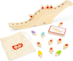Bigjigs Toys drewniana gra sortująca dinozaur