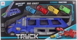 Wystrzałowa ciężarówka z 4 autkami