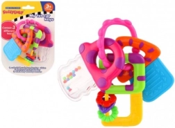 Grzechotka i gryzak klucze dla niemowląt 3m+