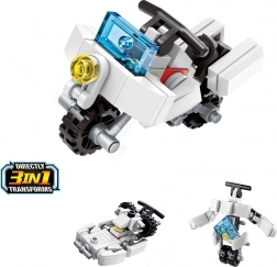 QMAN motocykl 3w1 – mini zestaw konstrukcyjny (36 elementów)