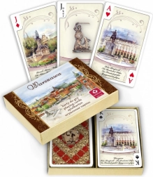 Karty Akwarelowe Warszawa 2 x 55 kart