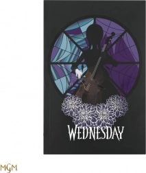 Liniowany notes Wednesday w miękkiej oprawie, 128 stron