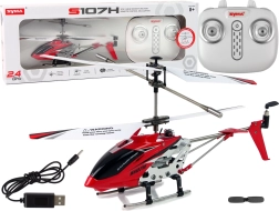 RC helikopter SYMA S107H 2,4 GHz – czerwony