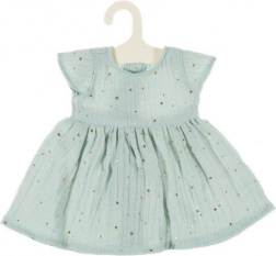 OLIMI, MUŚLINOWY KOMPLET, 38 cm Niebo w kolorze miętowym