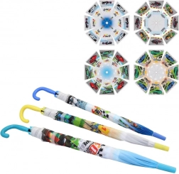 Dziecięcy parasol z motywami aut