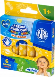 ASTRA kredki woskowe jumbo 6 szt.