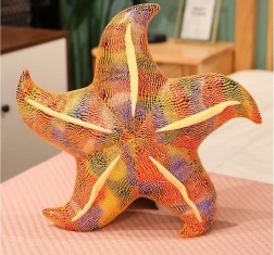 Pluszowa rozgwiazda żółta poduszka 20 cm