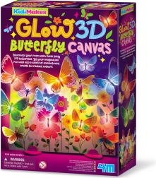 MAC TOYS 4M świecące płótno 3D z motylami