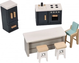 Kuchenny zestaw mebli do domku dla lalek