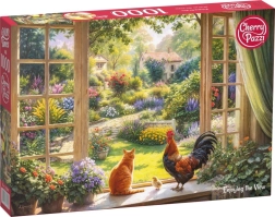 Puzzle widok 1000 elementów CHERRY PAZZI