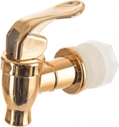 Złoty zapasowy kranik do szklanego dystrybutora napojów